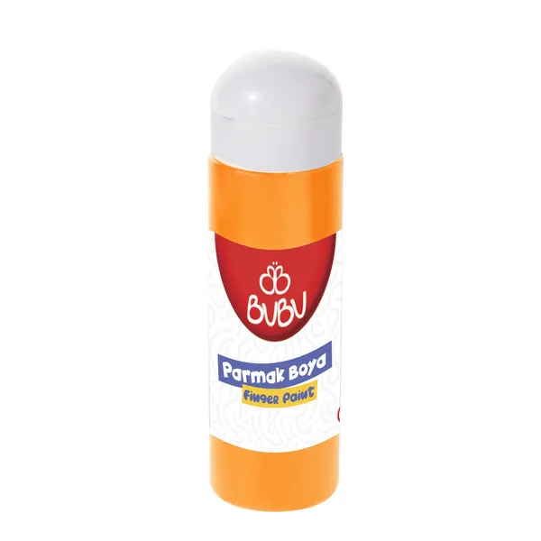 Vopsea orange pentru pictura cu degetele, 250 ml - image 1