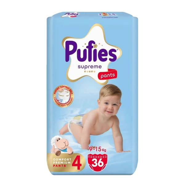 Подгузники-трусики Pufies Supreme Maxi №4 9-15 кг 36 шт - image 1