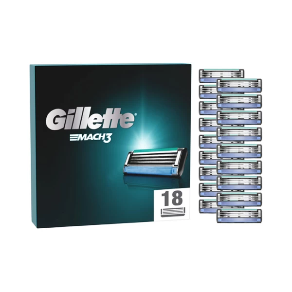 Gillette Rezerve aparat de ras Mach3, 18 buc - image 1