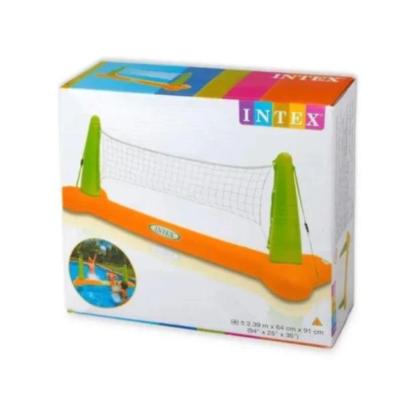 Set de joacă gonflabil pentru volei în apă, cu plasă și minge, 239×64×91 cm, 6+ ani, Intex (56508) - image 3