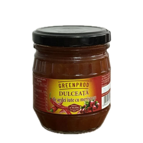Green Prod Dulceata de ardei si merisoare 220 g - image 1
