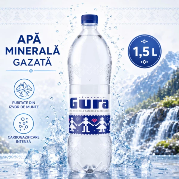 Gura Cainarului Apa minerala gazata 1,5 L - image 2