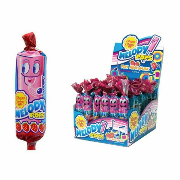 Карамель на палочке Chupa Chups Meody Pops Клубника 15 г - image 1