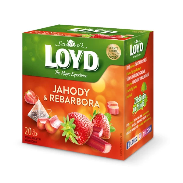 Ceai Loyd Tea capsuna si rubarbă 2g*20 buc - image 1