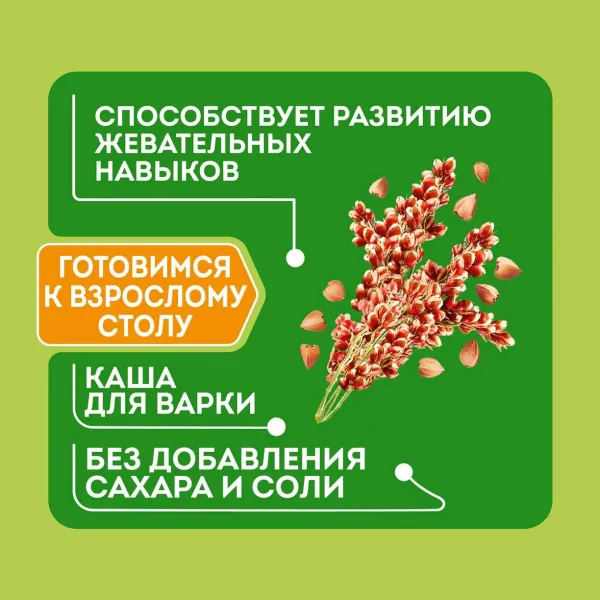 Heinz Я большой Каша гречневая без молока (12+ месяцев), 200 г - image 3