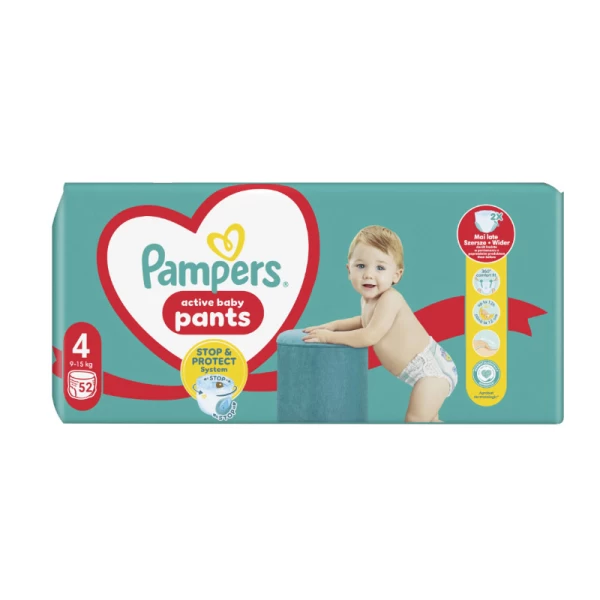 Трусики Pampers Pants 4 (9-14 кг.) 52 шт. - image 2