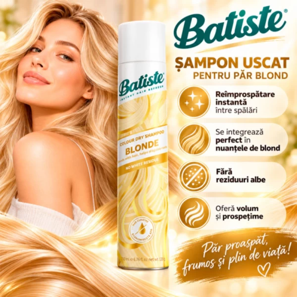Batiste Sampon uscat 200 ml Blonde - image 2