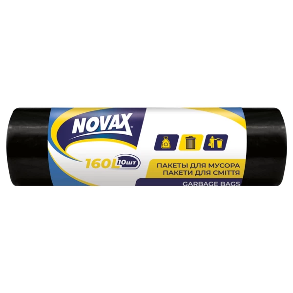Novax Pungi de gunoi 160l / 10 buc rezistente 8692 - image 1
