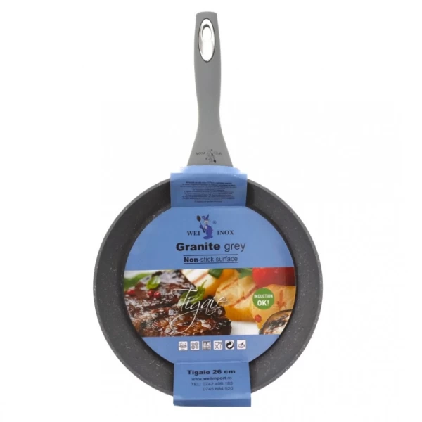 Сковорода 26 см Алюминий, тефлоновое покрытие a12599 - image 1