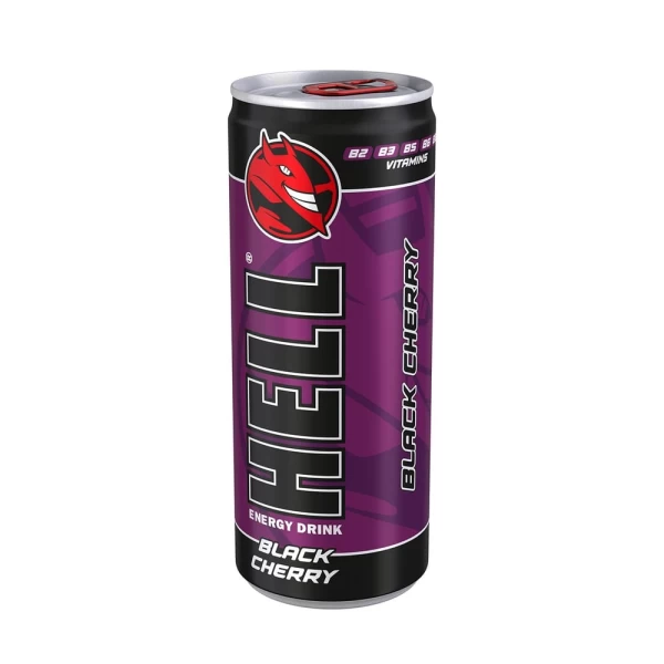 Hell Energy Drink Энергетический напиток черная вишня 250мл - image 1