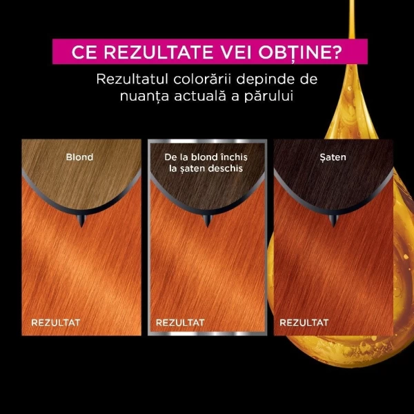 Garnier Olia Vopsea de par permanenta fara amoniac 7.40 Aramiu Intens - image 6