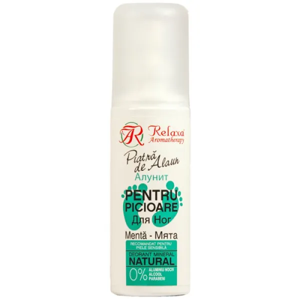 Relaxa Deodorant stick Mineral pentru Picioare cu Menta 100ml - image 1