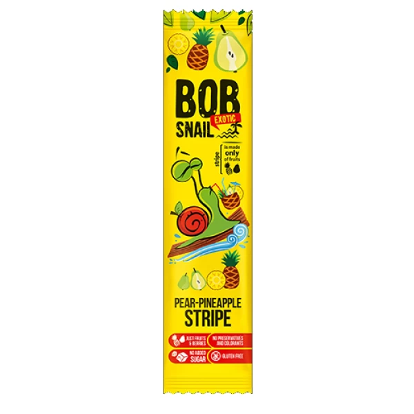 Натуральные конфеты Bob Snail с груша и ананас 14г - image 1