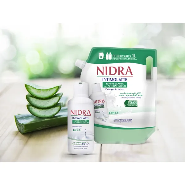 Nidra Sapun lichid Antibacterian cu extract de salvie 1L Rezerva - image 2
