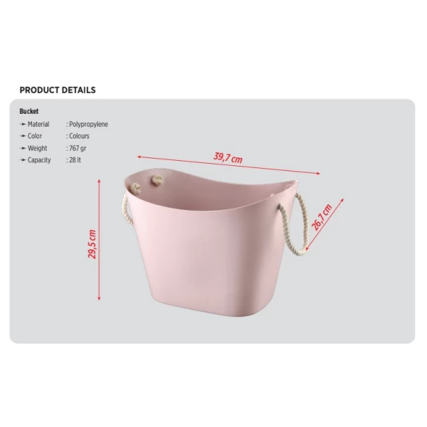 Proff Sepetto Easy Cos pentru rufe 28 L - image 2