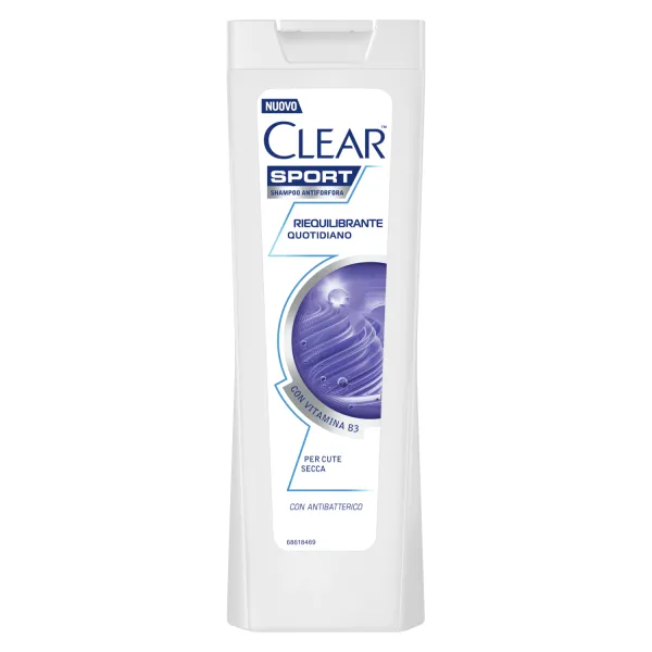 Clear шампунь против перхоти с витамином В3 Sport Daily Rebalancing, 225 мл - image 1
