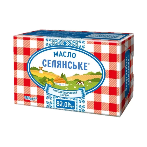 Selianske Unt din smantana dulce 82% 180g - image 1
