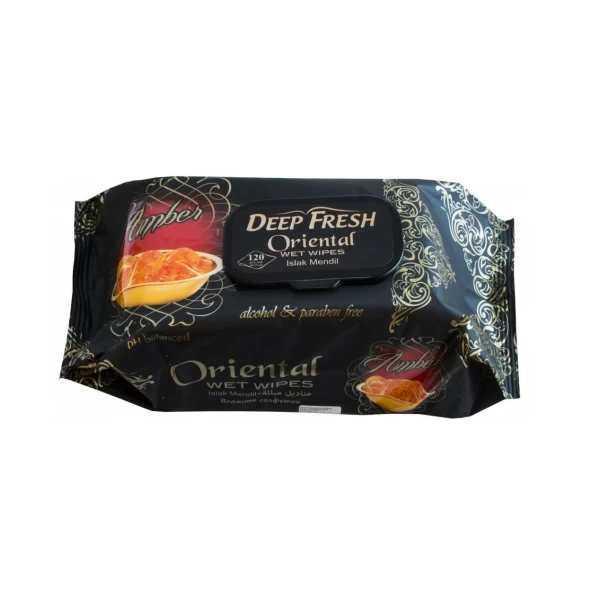 DeepFresh Servetele umede cu capac 120 buc Amber - image 2