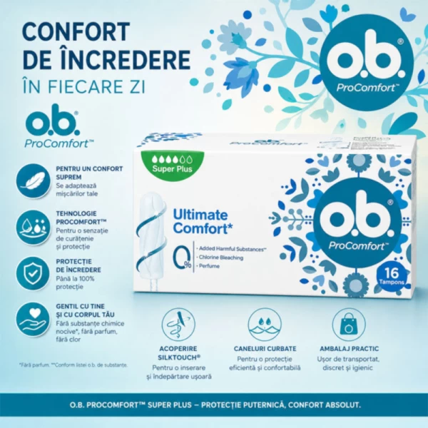 OB Тампоны ProComfort Super Plus 16 шт - image 2