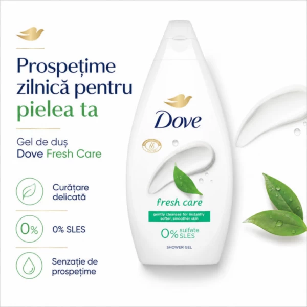 Dove Гель для душа Essential Care Fresh Care 450 мл - image 2