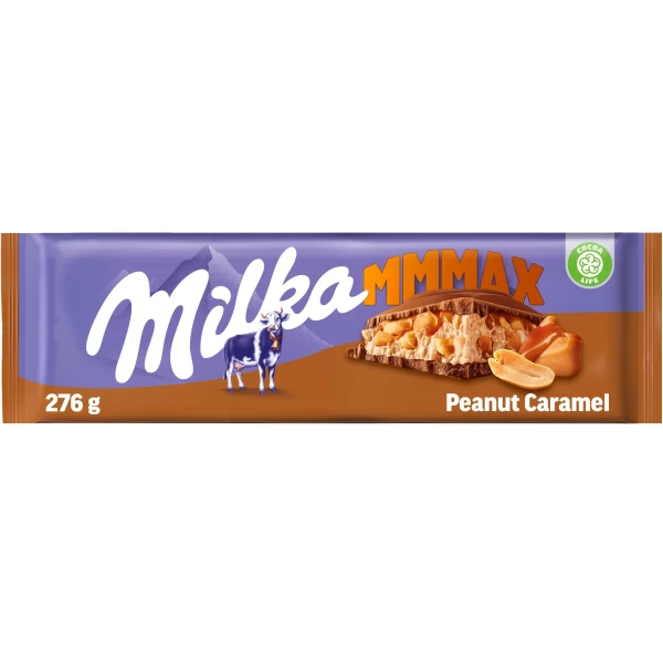 Milka cu umplutura de caramela si arahide 276g - image 1