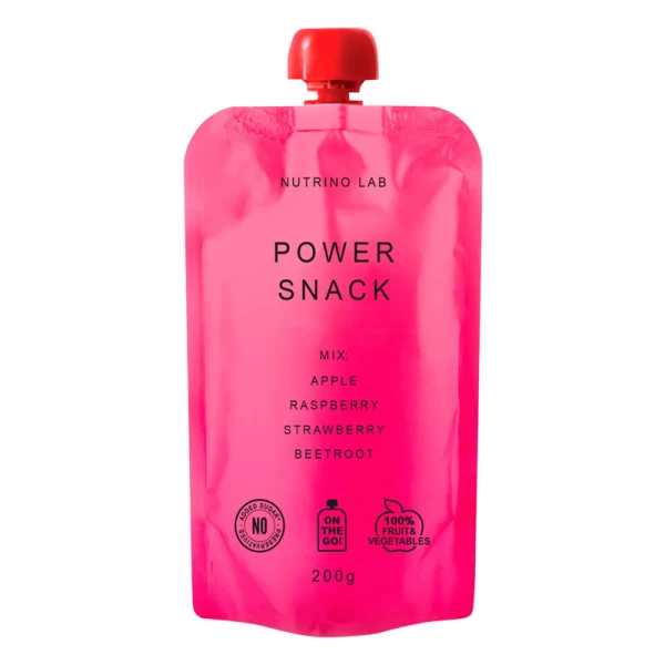 Nutrino Lab piure Power Mix mere, zmeura, capsuni si sfecla rosie 200 g - image 1