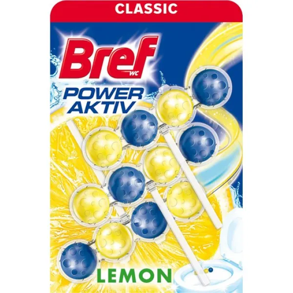 Bref Odorizant Power Aktiv Lemon 3x50 g - image 1