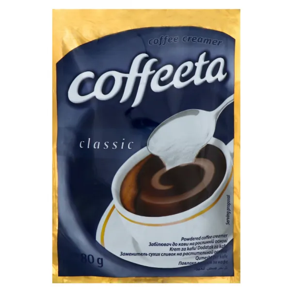 Заменитель сливок Coffeeta сух., на раст. основ., 24%, дойпак 80г - image 1