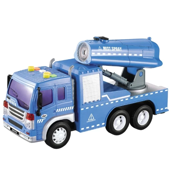 Camion pulverizator cu inertie Wenyi, 1:16 (lumini /sunete) - image 3