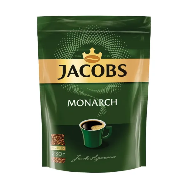 Jacobs Cafea Monarch, 230g solubilă (economy pack) - image 1