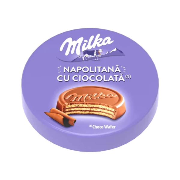 Вафли с начинкой из какао покрытые молочным шоколадом Choco wafer Milka м/у 30г - image 1