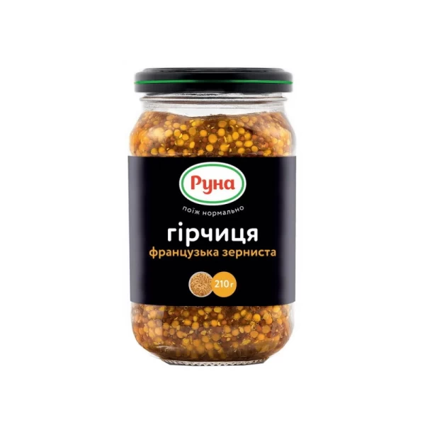 Mustar Runa Frantsuscaia zernistaia 210 gr - image 1