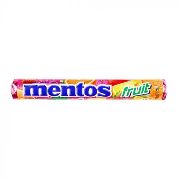 Mentos Drajeu de mestecat Fruit 37g - image 1