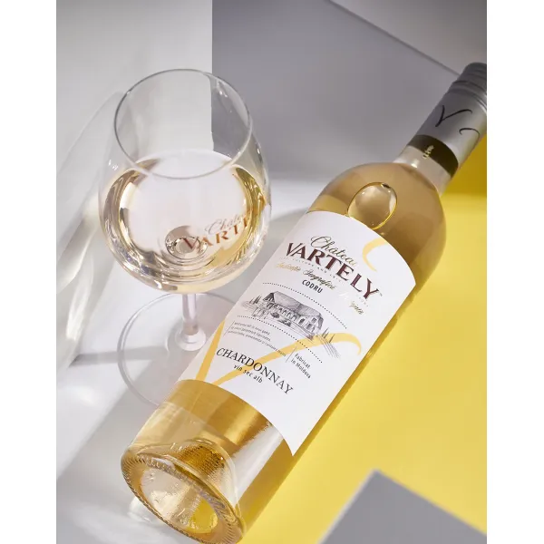 Вино Chateau Vartely Chardonnay белое сухое, 0,75л - image 2