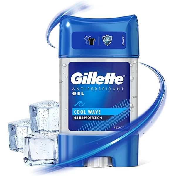 Гелевый дезодорант - антиперспирант Gillette Cool Wave 70 мл - image 2