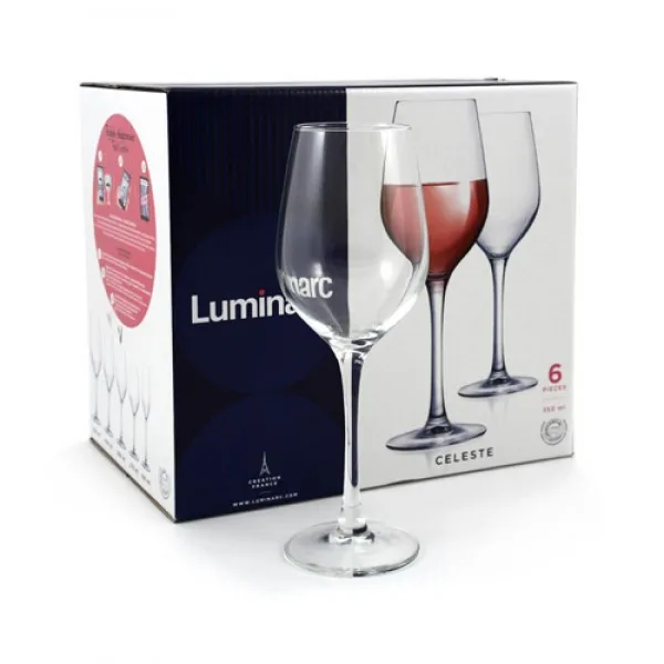 Set pahare vin CELESTE 350 ml 6 bucăți - image 1