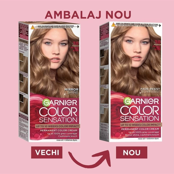 Garnier Color Sensation Vopsea de par 7.0 Blond Opal Delicat - image 2