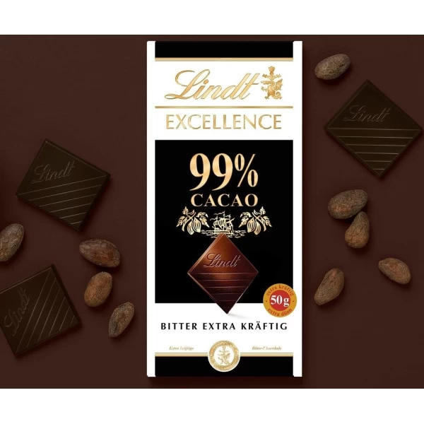 Lindt Excellence Темный шоколад с 99% какао 50 г - image 2