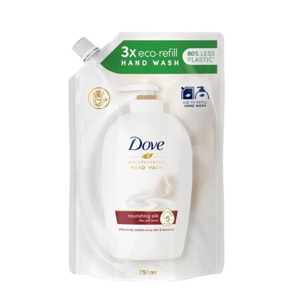 Dove Жидкое мыло Nourishing Silk, запаска 750 мл - image 1