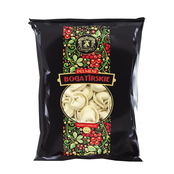 Пельмени Богатырские Alexeevskie 1 kg - image 1