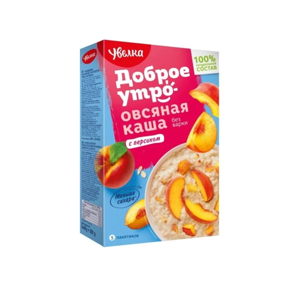 Uvelka Terci de ovaz cu piersic 5 x 40 g - image 1
