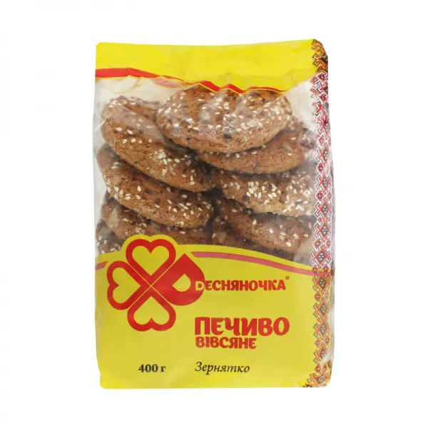 Печенье овсяное Зернышко Десняночка м/у 300г - image 1