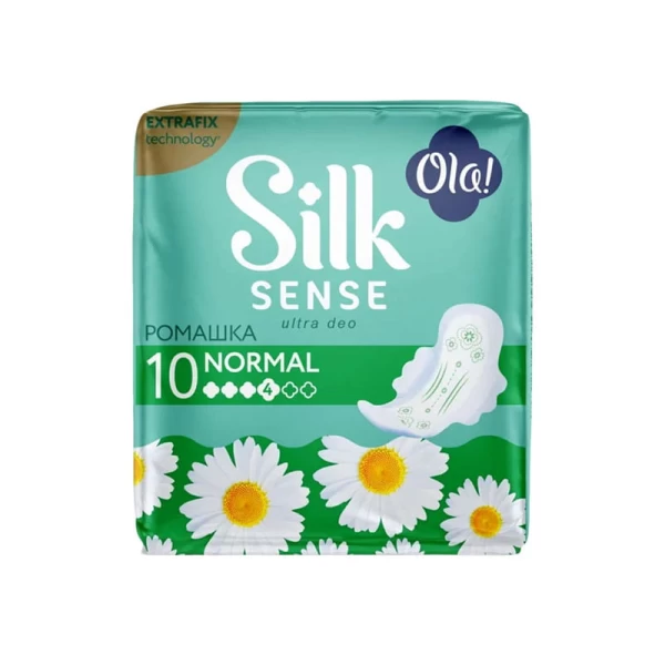 Ola! Гигиенические прокладки Silk Ромашка Ultra normal 10 шт - image 1