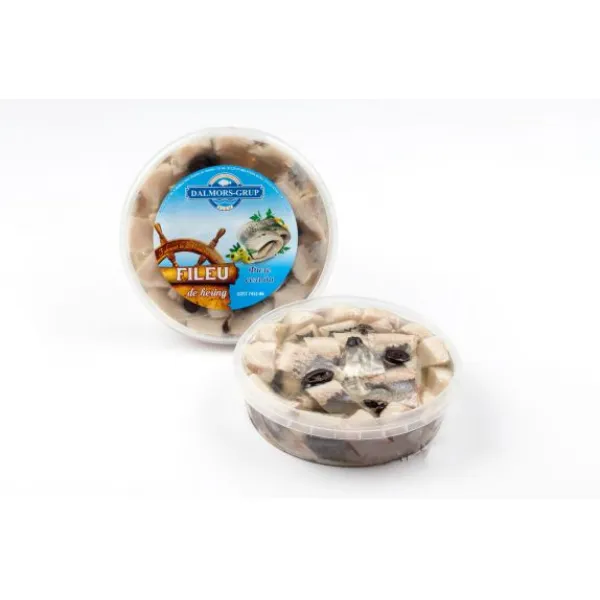 Dalmors File de hering cu masline in ulei 500g - image 1