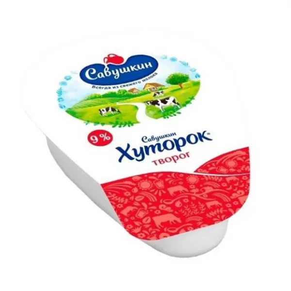 Творог Савушкин Hutoroc 9% 200г - image 1