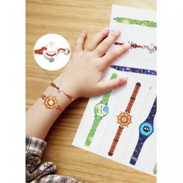 Временные татуировки для мальчиков Часы и браслет - image 6