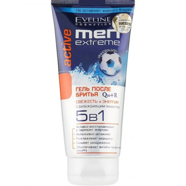 Eveline Men Extreme Гель после бритья Q10+R Active 200 мл - image 1