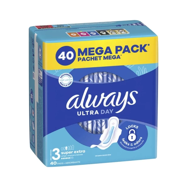 Always Прокладки Ultra Quatro Super Extra S3 40 шт - image 2