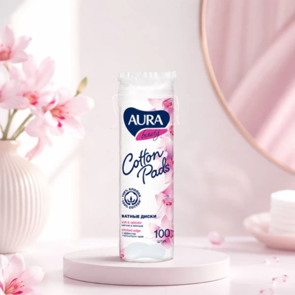 Ватные диски Aura 100 шт - image 2