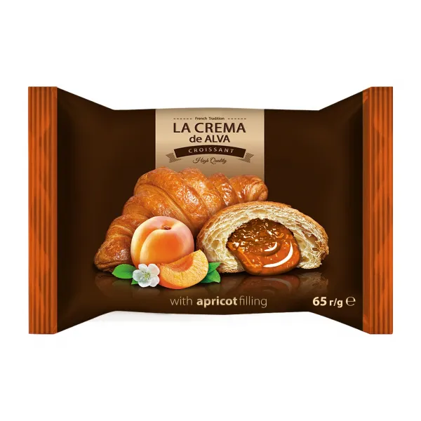 Croissant La Crema cu caise 65gr - image 1